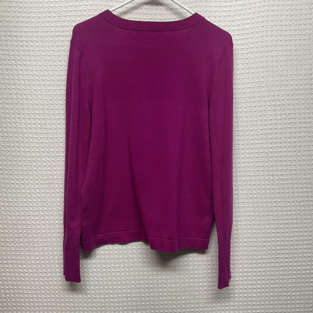 Lilly Pulitzer Morgen Cotton Blend Sweater Women's Medium Button/Rhinestones - Picture 9 of 11